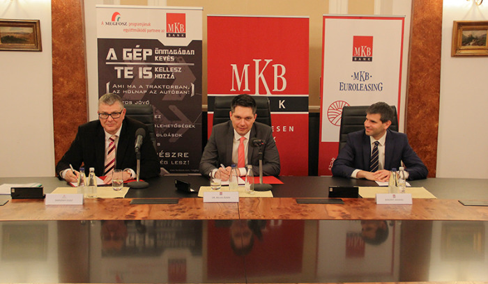 Újabb együttműködési megállapodást írt alá a MEGFOSZ és az MKB Pénzügyi Csoport